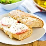 Mozzarella Schmelzen