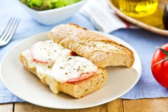Mozzarella Schmelzen