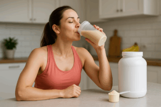 Whey Protein Frauen im Alltag
