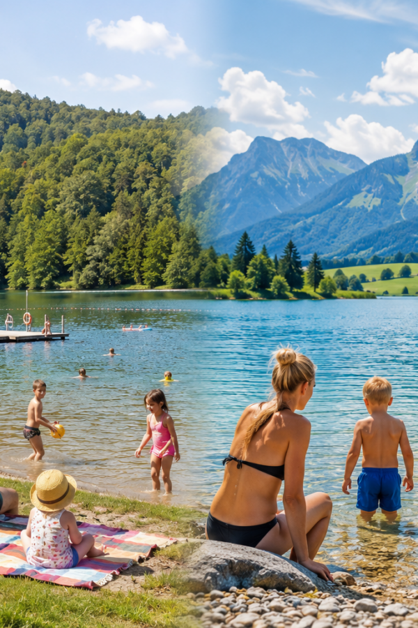 Freizeit und Erholung: Badeseen im Odenwald vs. Allgäu: Badespaß für die ganze Familie