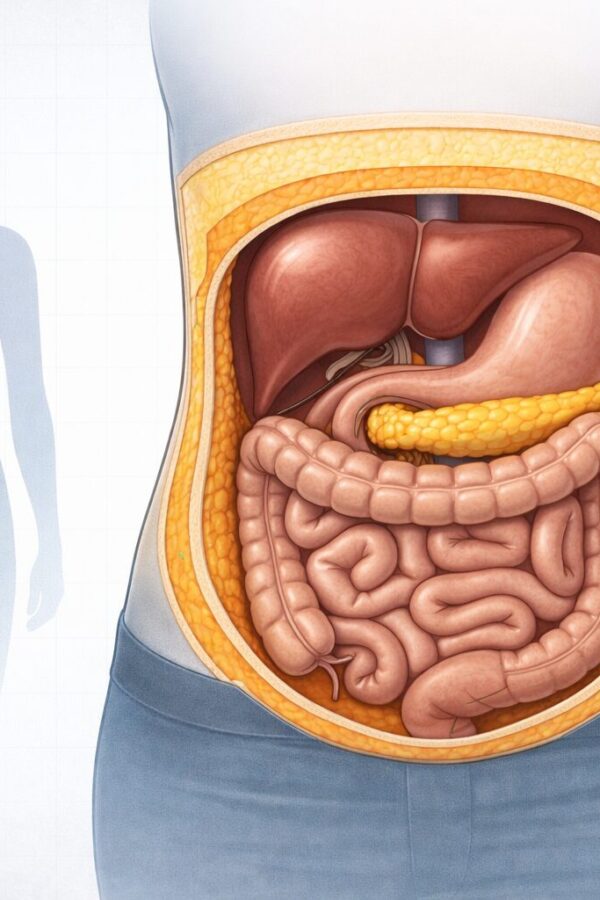 Viszerale Fett-Ablagerungen